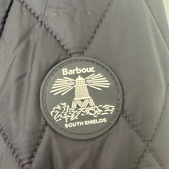 Barbour Black Quilted Puffer Jacket - Picture 3 of 7